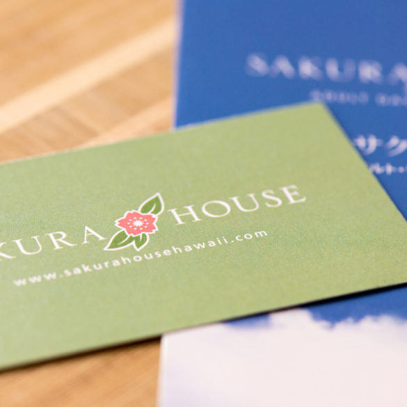 Sakura House Hawaii card
