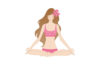 Yogaloha Hawaii logo girl