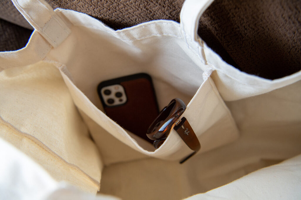 An inside pocket