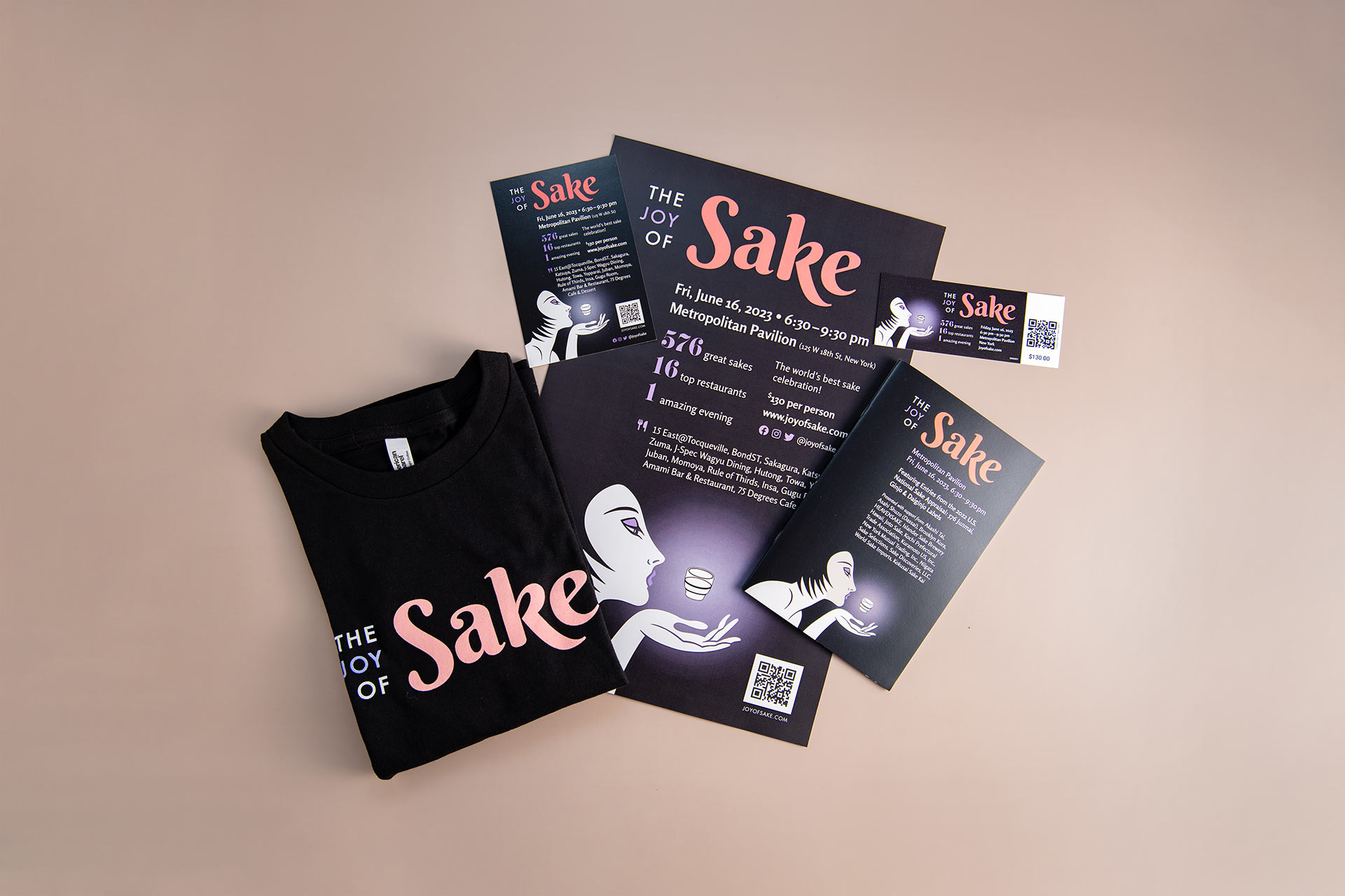 Print materials for the Joy of Sake